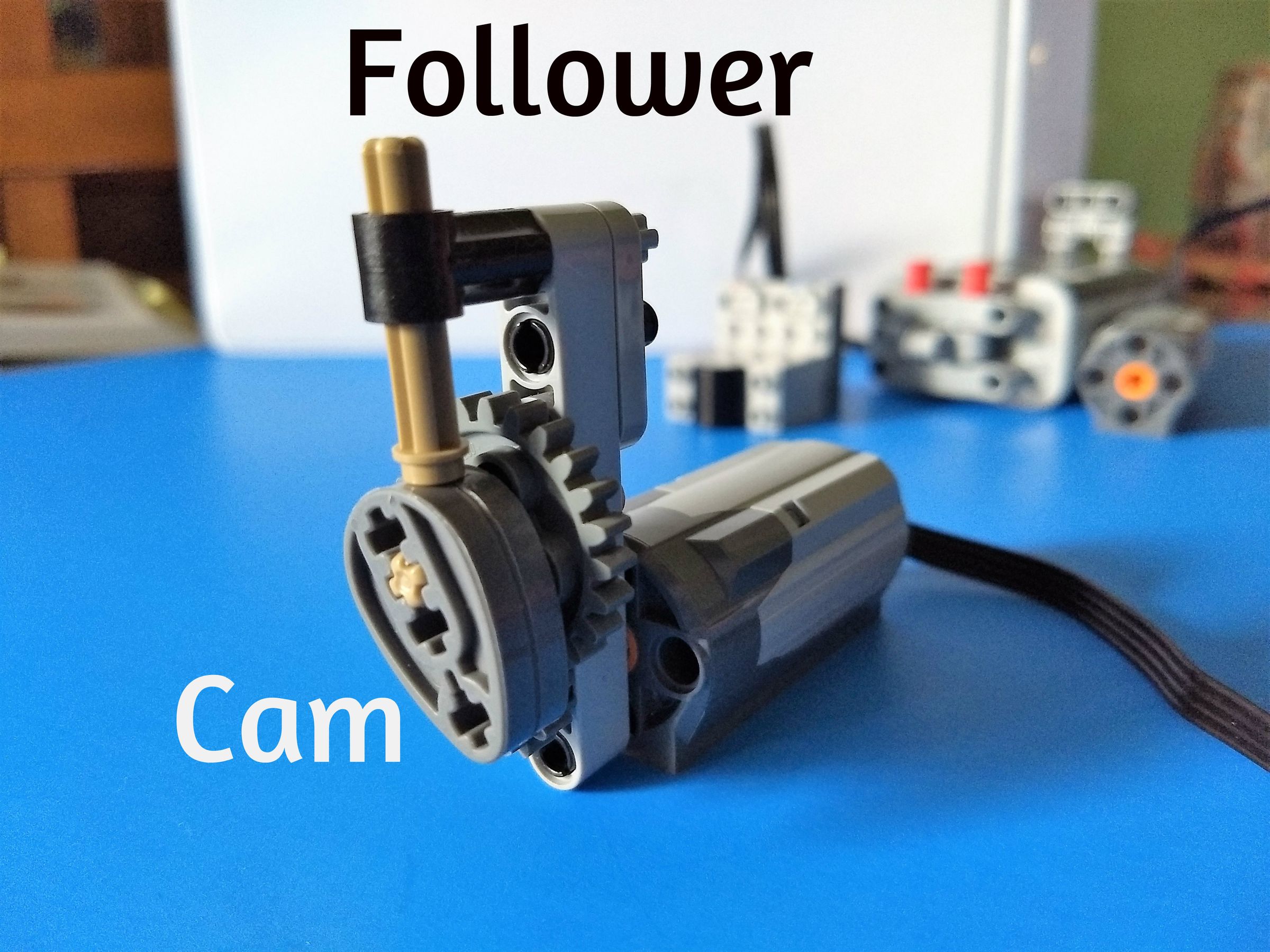 LEGO Technic Cam & Follower Build Instructions 5 Steps Instructables