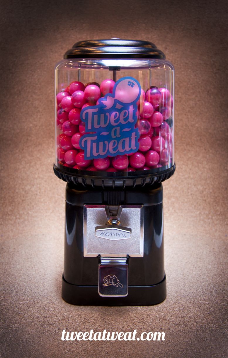 Twitter Powered Gumball Machine