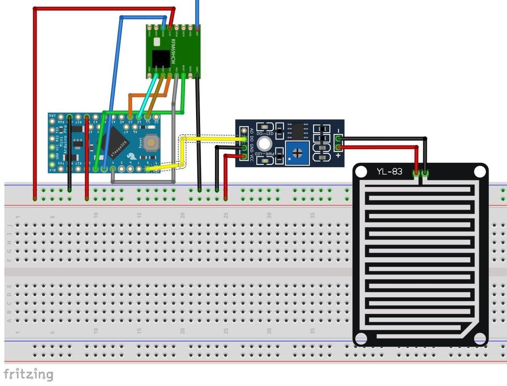 LORA Rain Sensor: 6 Steps