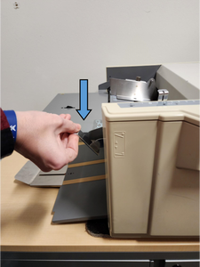 Securing the Paper to Be Folded