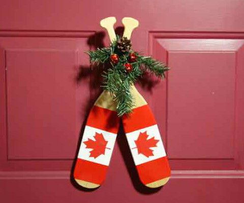 Decorative Canoe Paddle Door Hanging