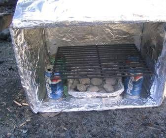Make a Box Oven the Girl Scout Way
