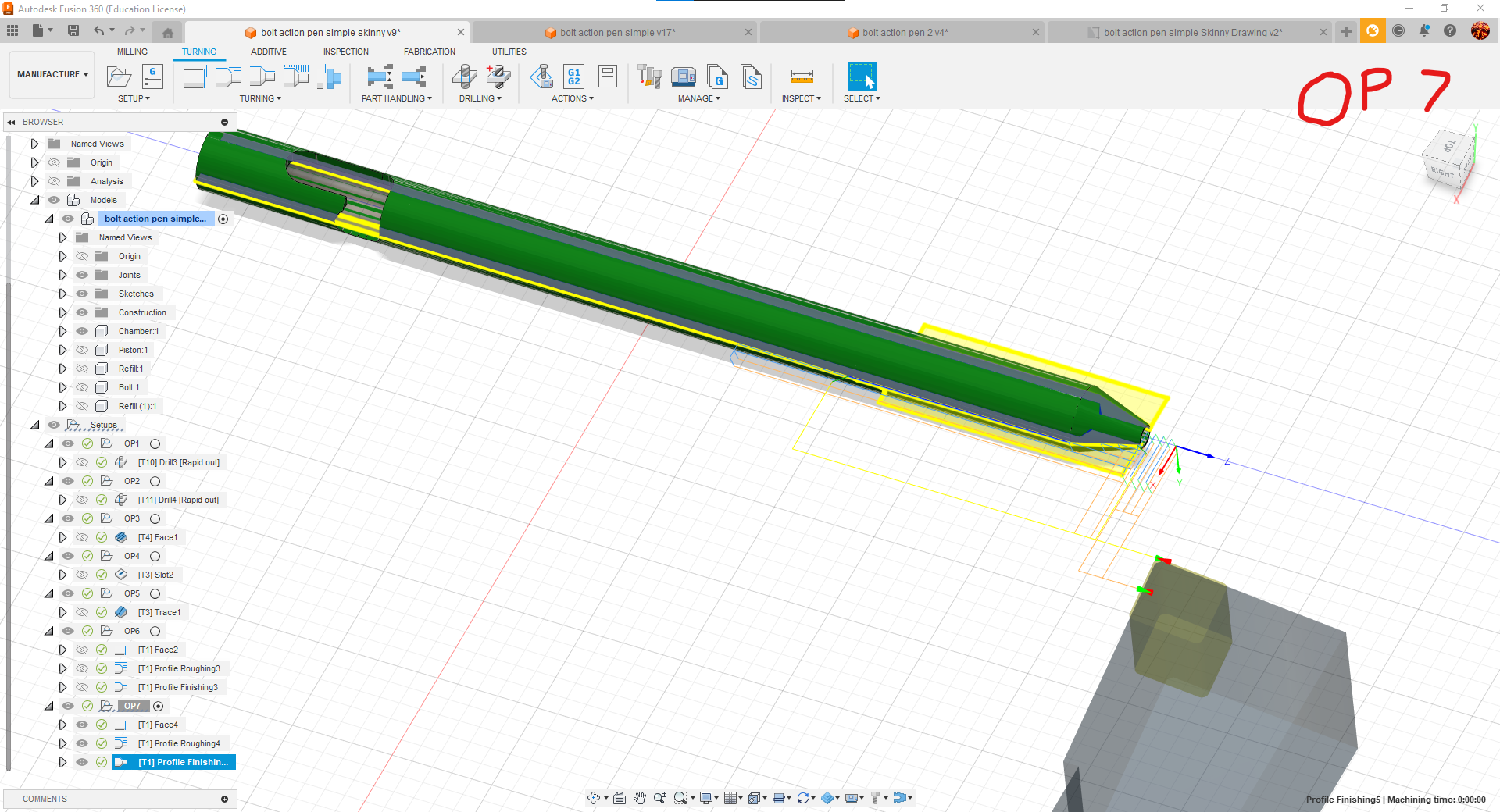 CAD, CAM, and CNC: a Bolt Action Pen : 7 Steps (with Pictures ...