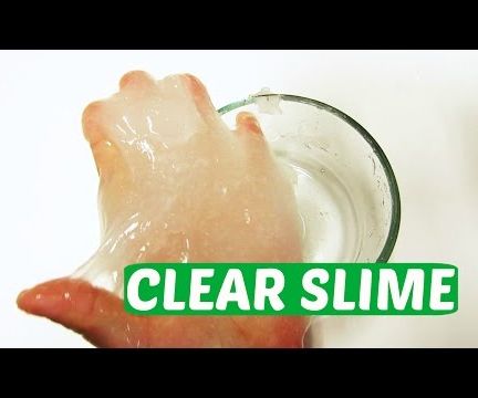 How to Make Clear Slime (Borax)