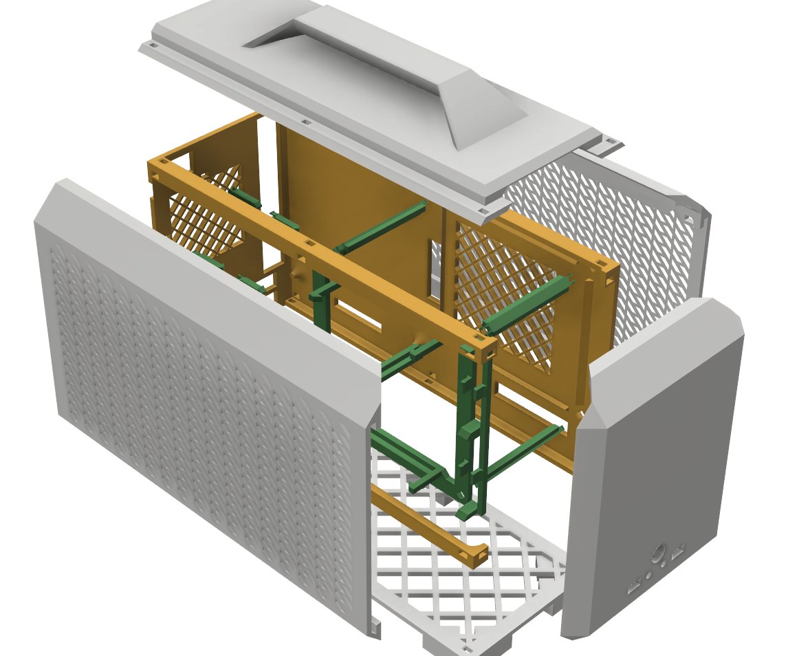 3D Printed MITX Computer Case