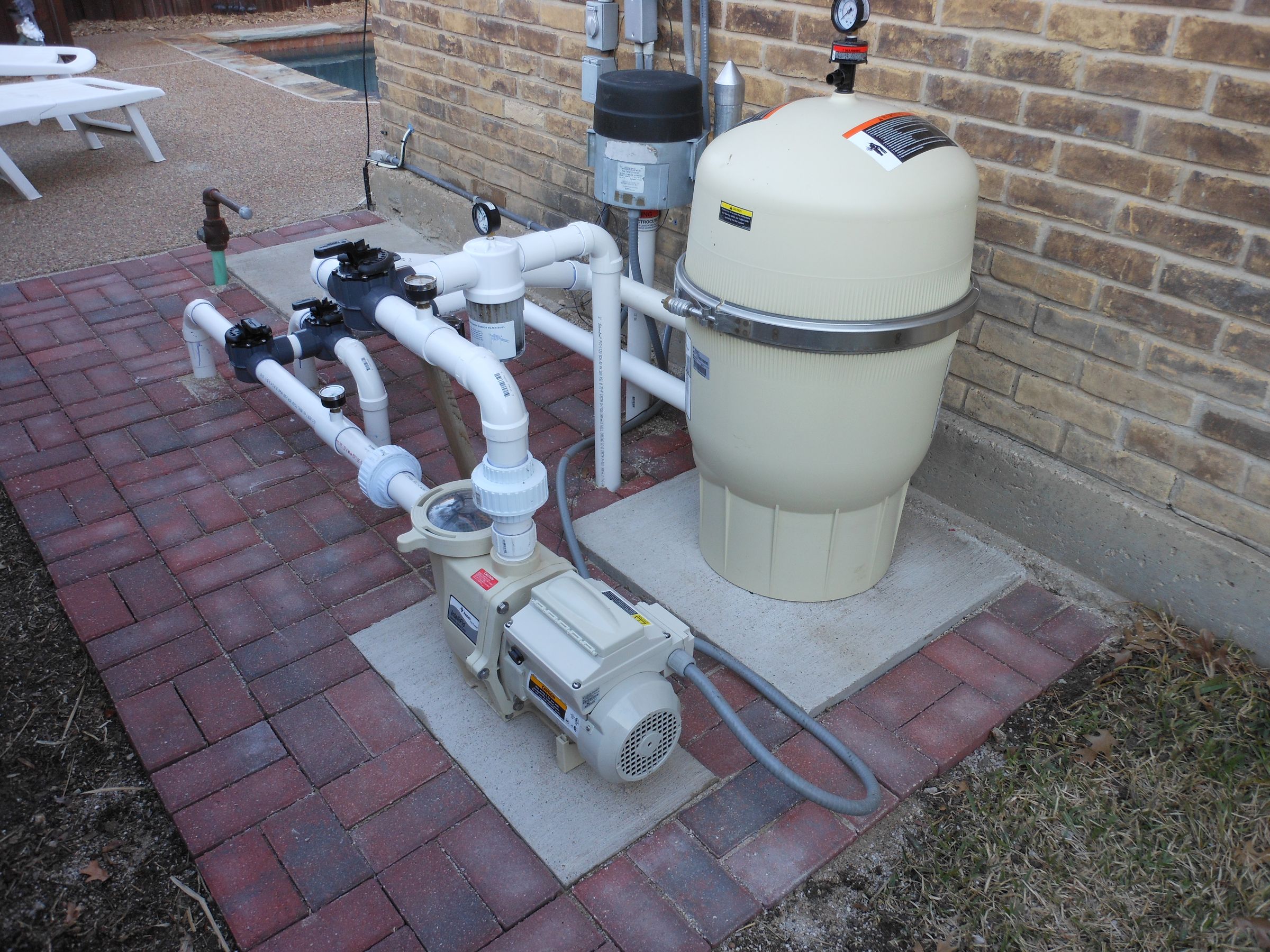 Installing Variable Speed Pool Pump, Filter and Plumbing 4 Steps