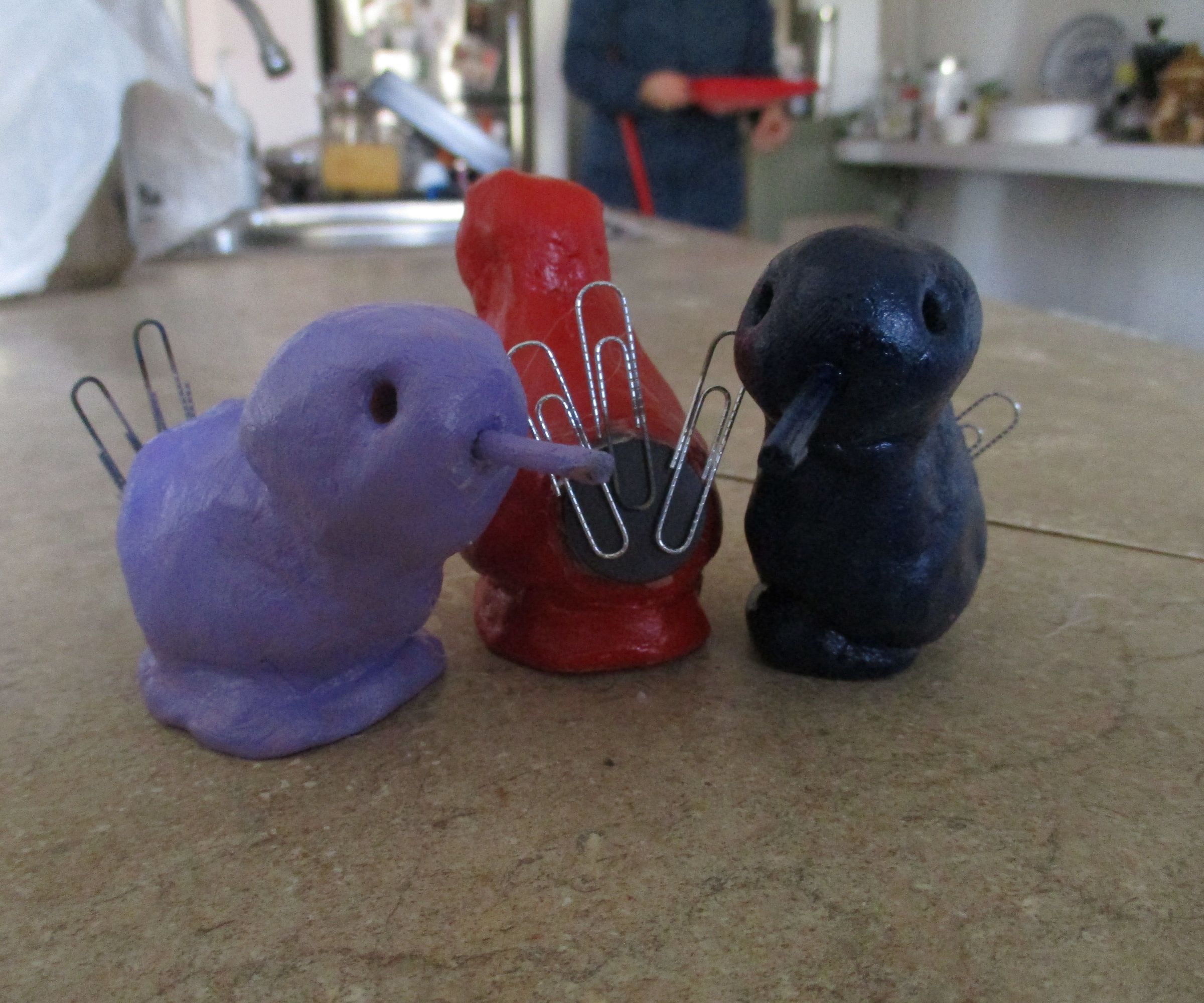 Bird Paper Clip Holders