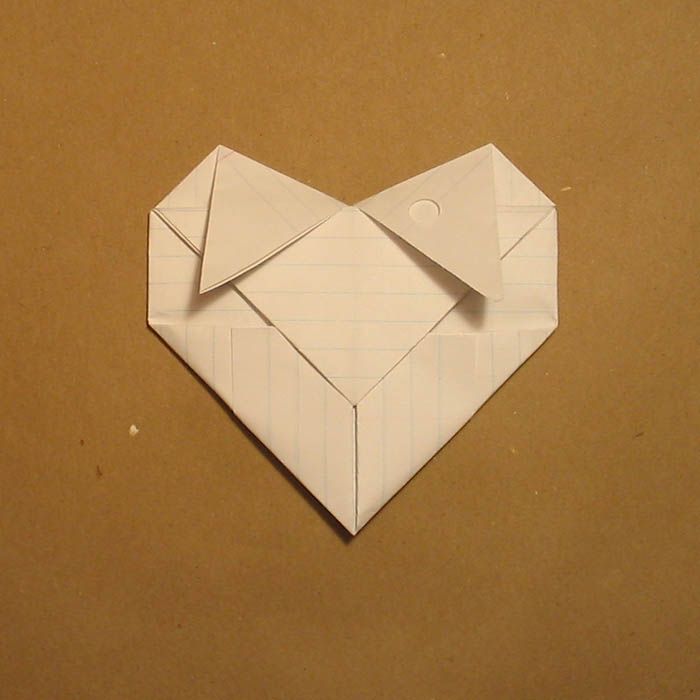 How To Make A Paper Heart Note