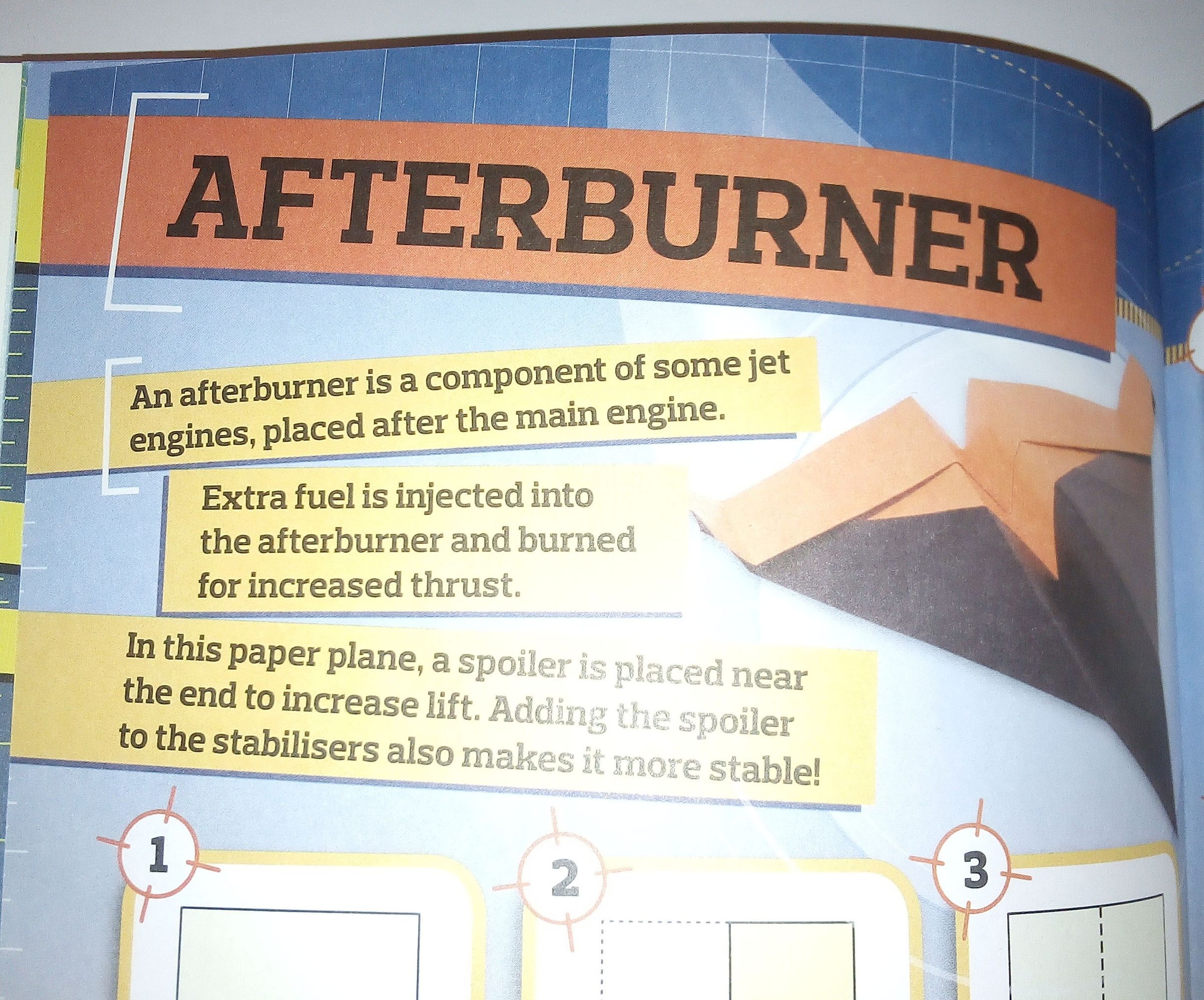 How to Make an Afterburner Paper Plane