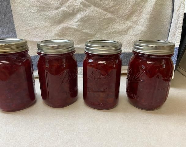 Simple "Strawberry"-Rhubarb Jam