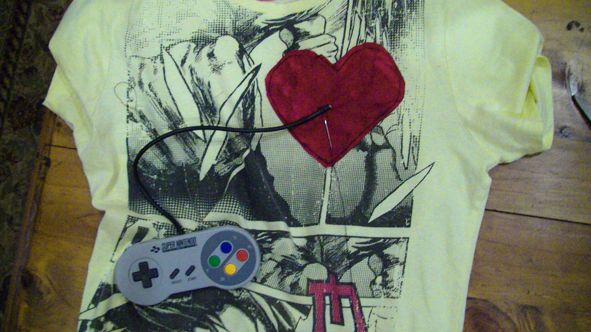 How to make a snes controller t-shirt
