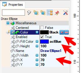 In Visuino Set Components