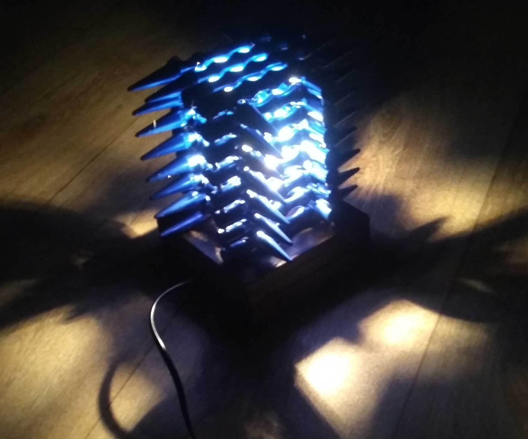 Unusual Lamp Made of Kubotans