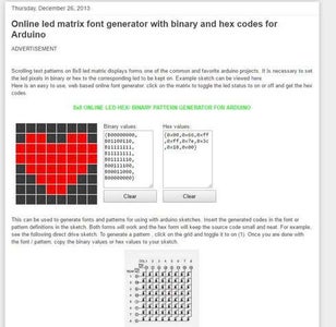 Arduino 8x8 LED Matrix With Button : 5 Steps - Instructables