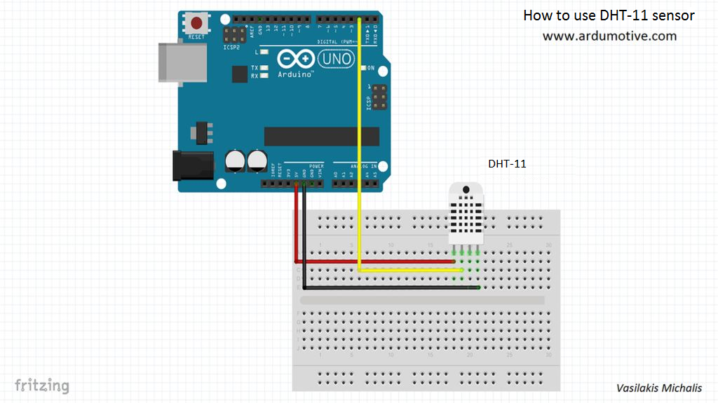 How to Use the DHT-11 Sensor- Arduino Tutorial : 4 Steps - Instructables