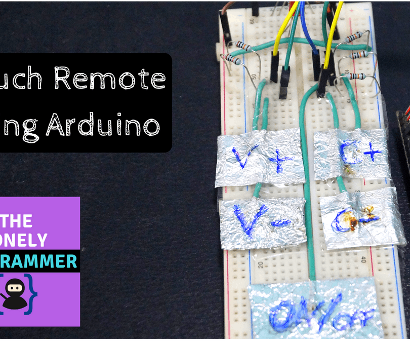 Control TV Using a Touch Remote Using Arduino