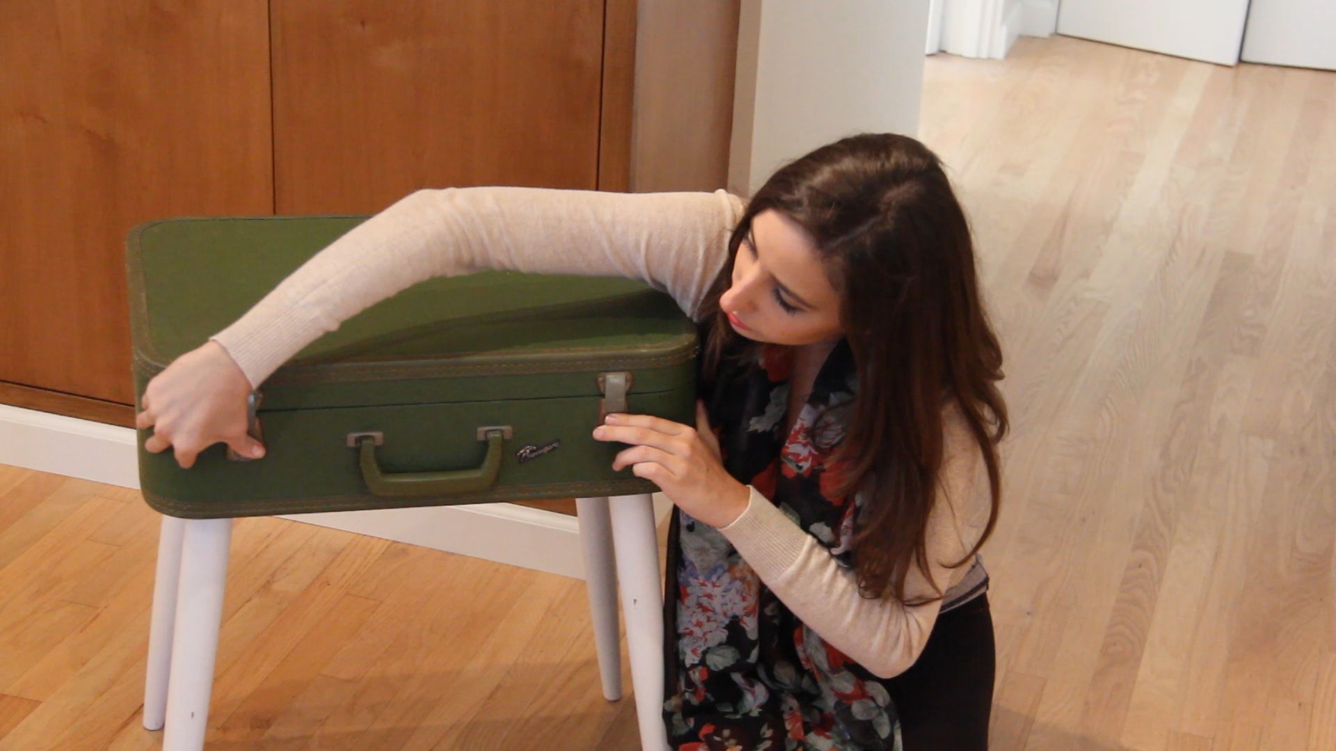 Vintage Suitcase Table