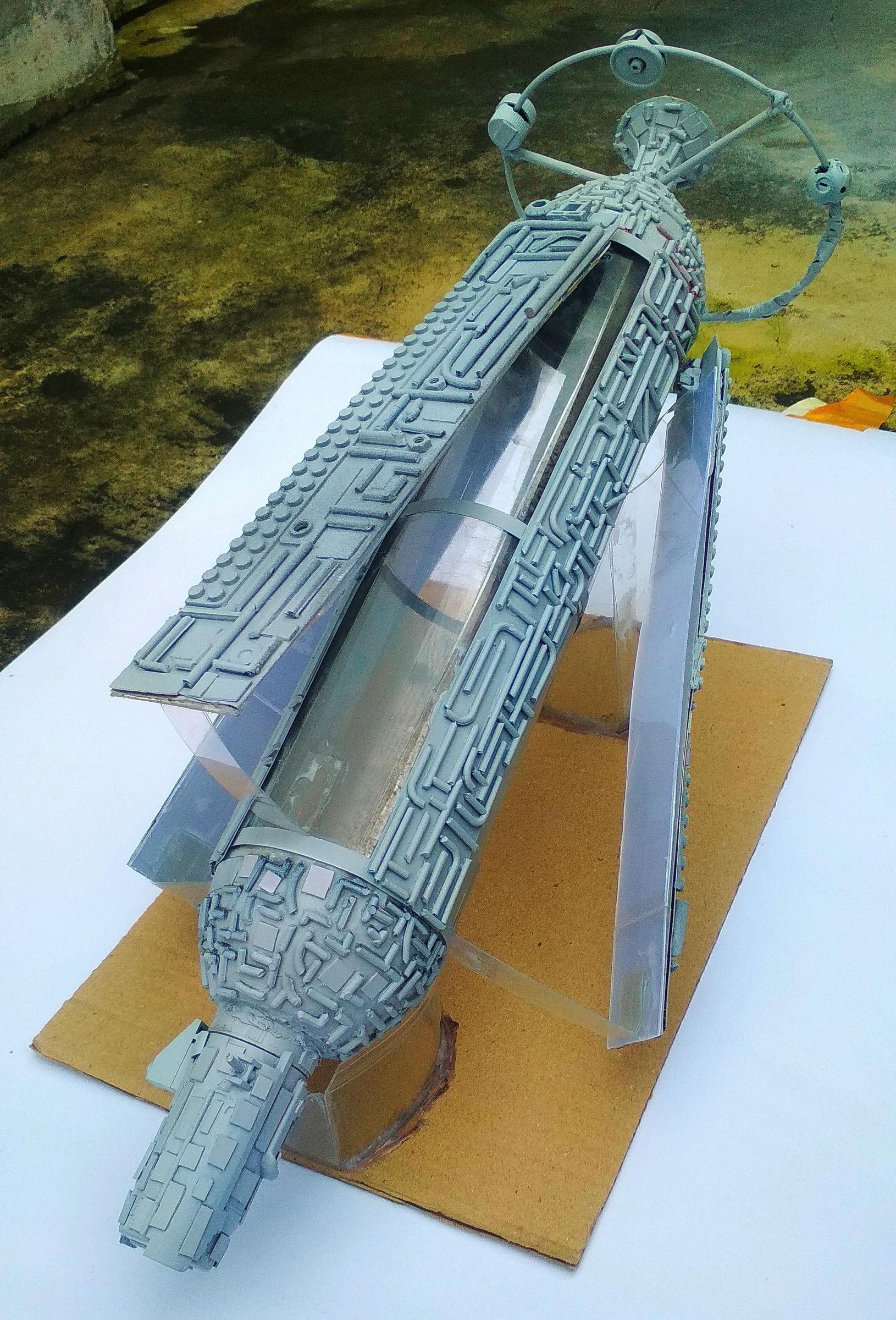 DIY Plastic Bottle Space Colony Side 7 Scale 1 : 100000 (Gundam 79