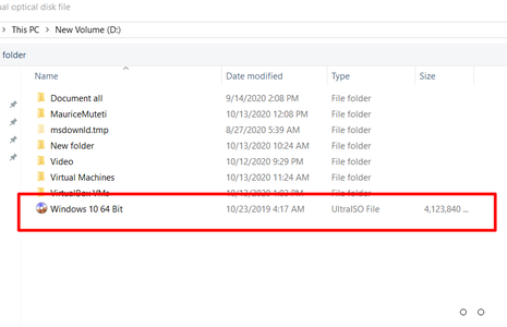 13. Select Your ISO As the Startup Disk. in the 'Select Start-up Disk' Window, Click the Folder Icon and Navigate to the Windows 10 ISO.