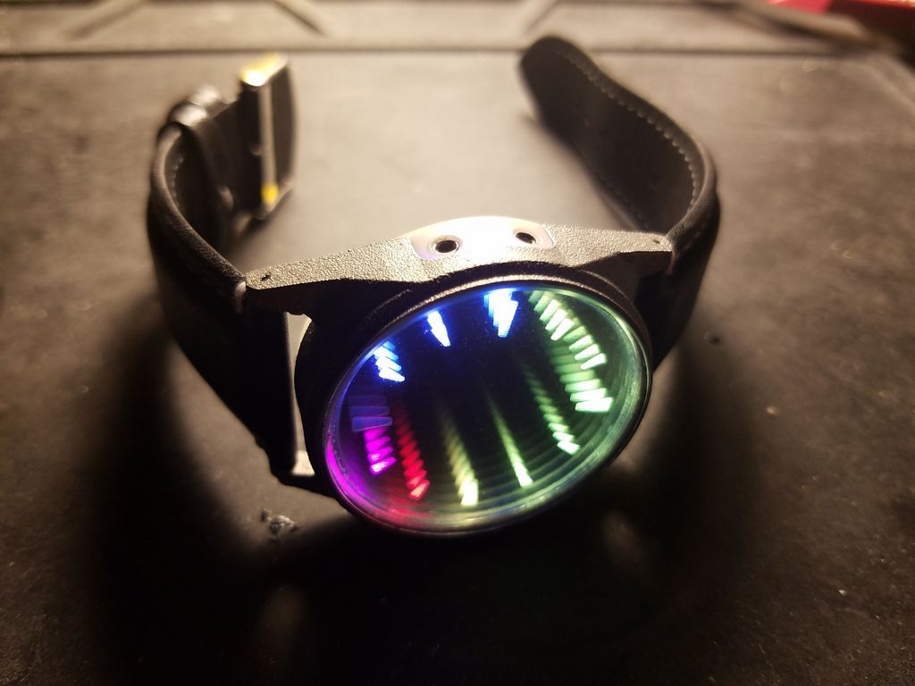 Vortex Watch: an Infinity Mirror Wristwatch | Trybotics