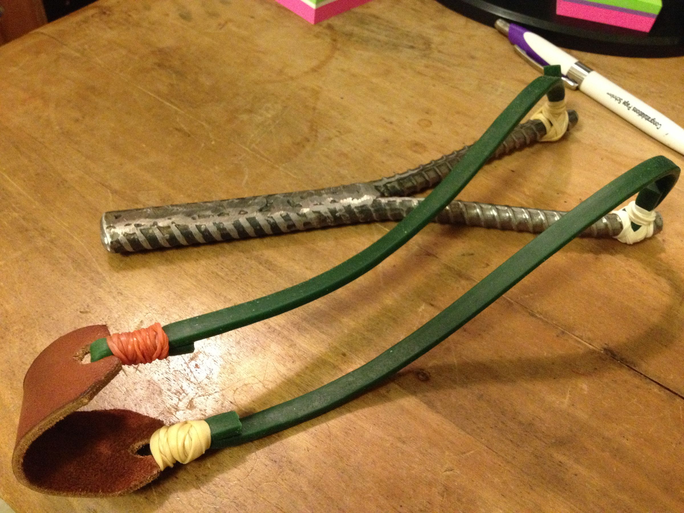 Sling Shot Made From Construction Steel Rod