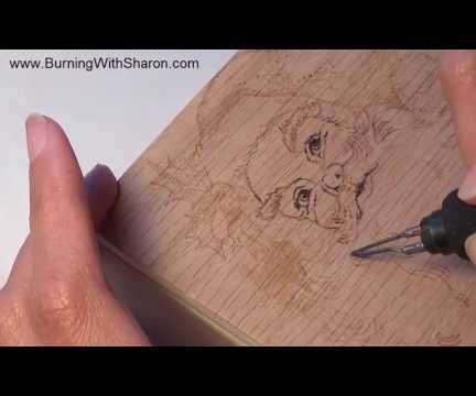 Pyrography: How to Burn a White Beard on Santa