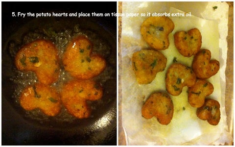 Make Potato Heart Dumplings