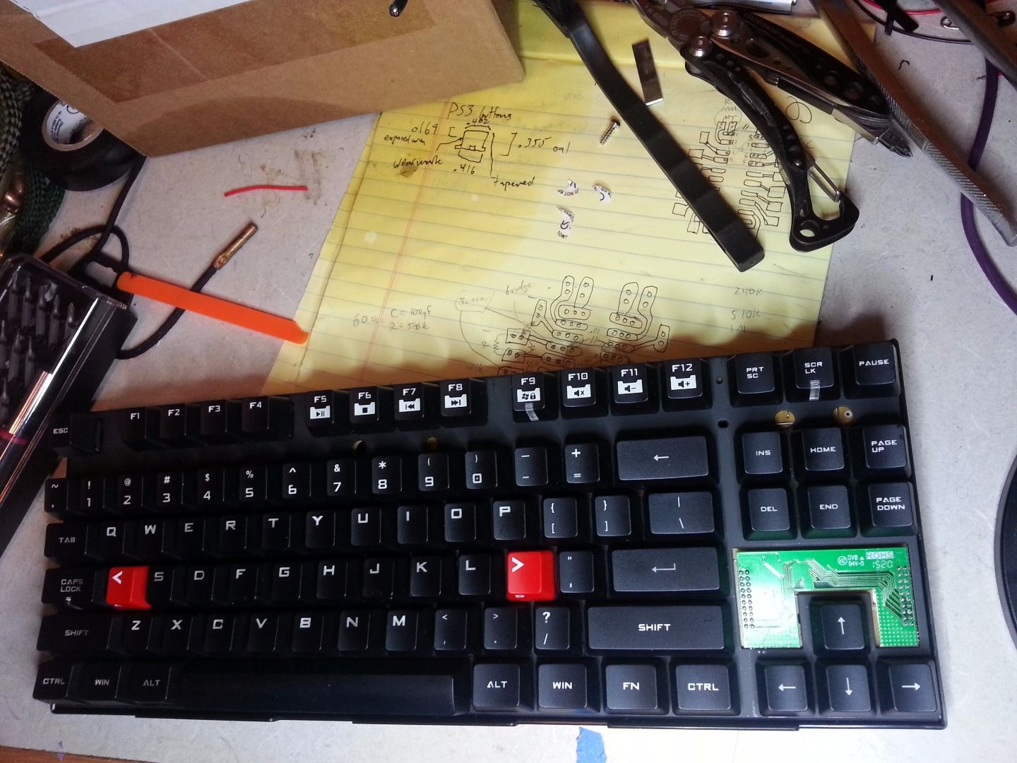 Caps Lock to Control Hardware Level Mechanical Keyboard Mod 4 Steps