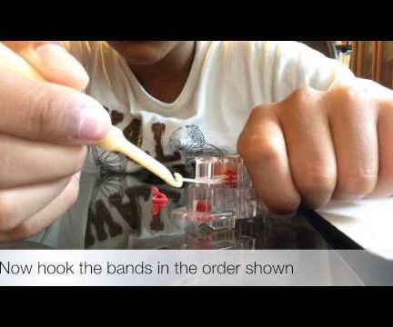 How to Make a 6 Peg Amerastrand Bracelet