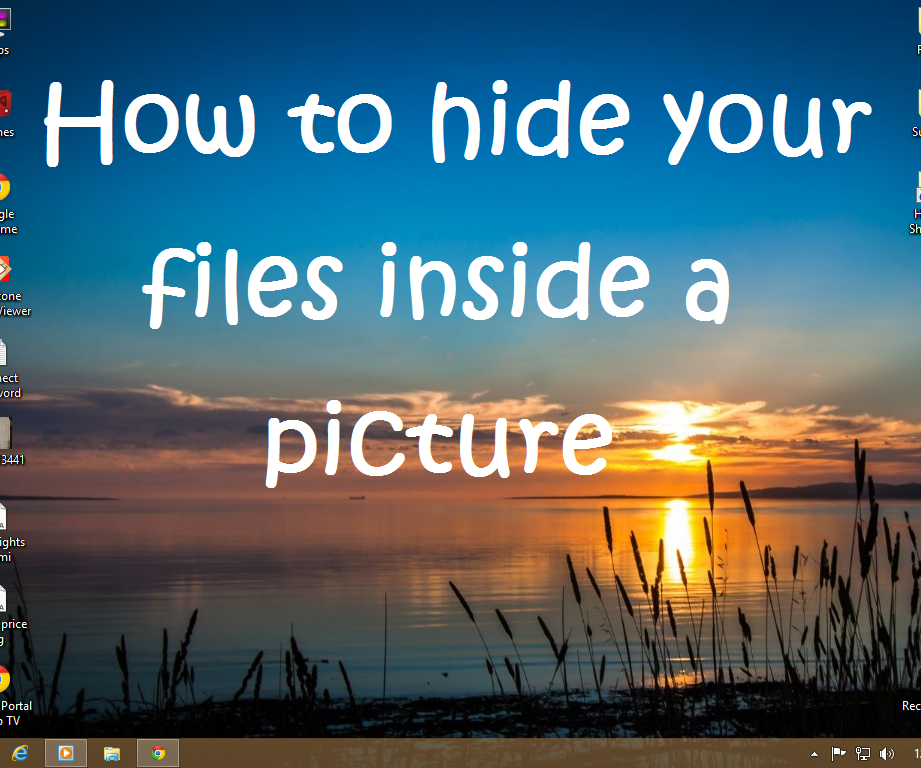 How to Hide Your Files Inside a Picture 
