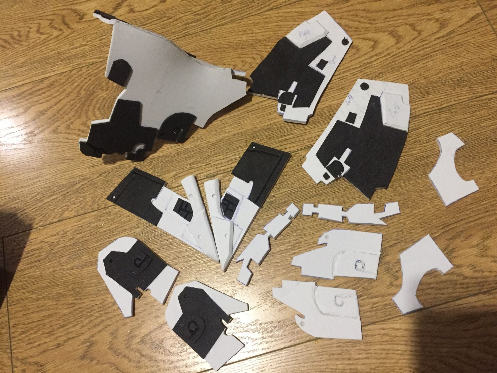 ​Manufacture of Back and Frontal Armor