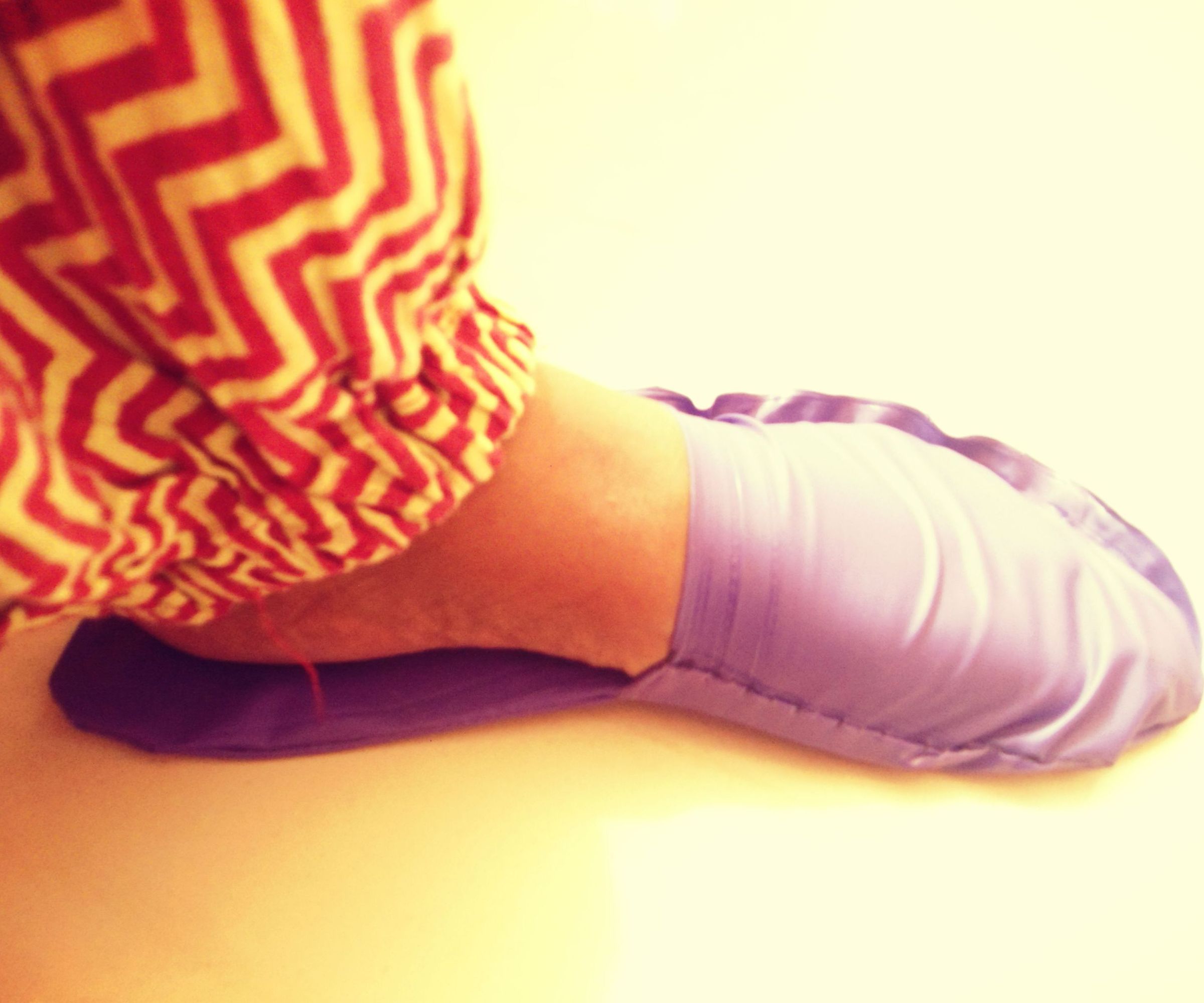 How to Make Slippers Out of an Old Raincoat.