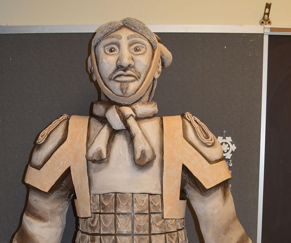 Paper Mache Terracotta Warrior