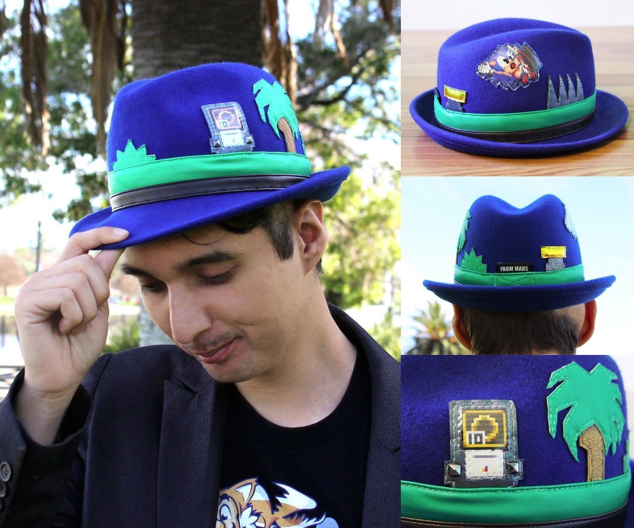 DIY Sonic the Hedgehog Hat 