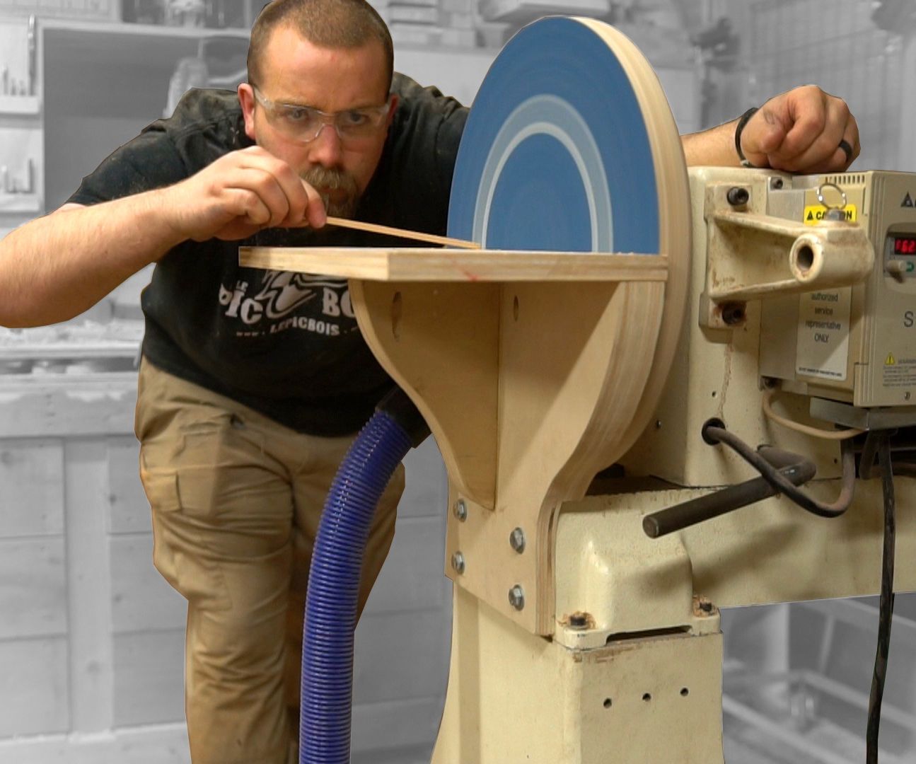 Giant Homemade 16" Disc Sander (for the Lathe)