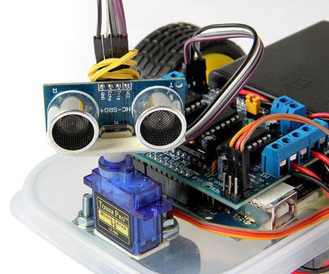 Arduino Obstacle Avoiding Motor Powered Car