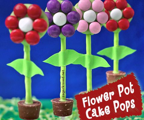 How To Make Flower Pot Cake Pops