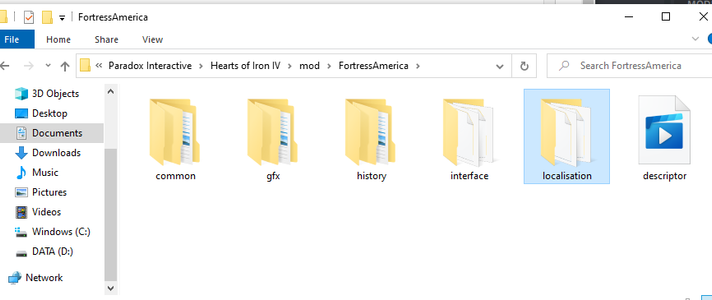 Creating the Mod Itself and the Folders