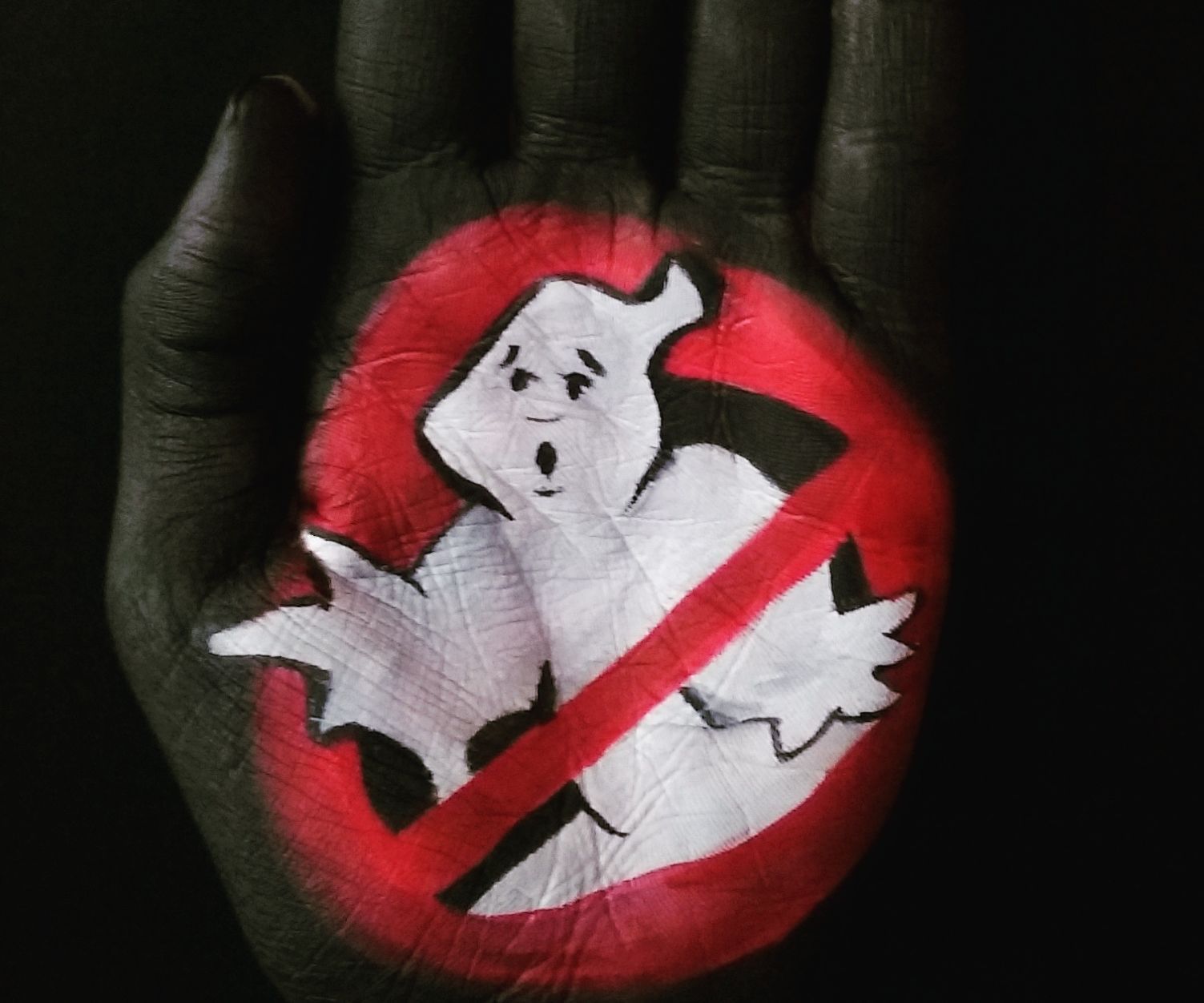 Ghostbusters Hand Art