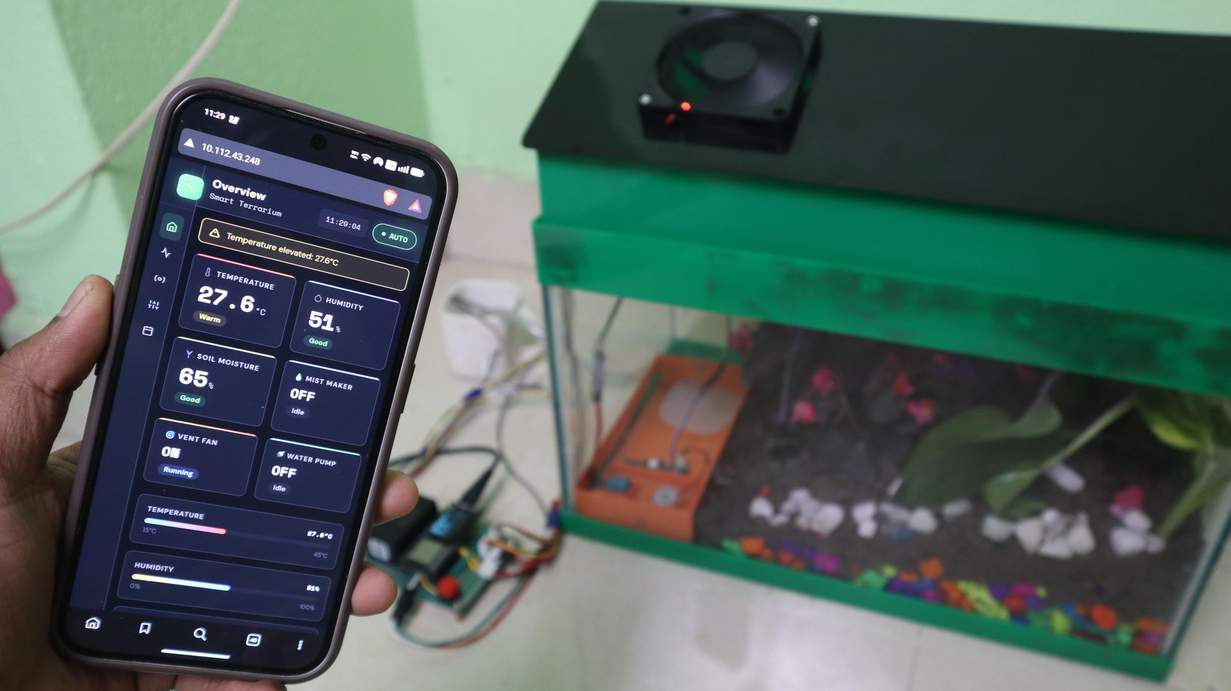 ESP32-Based Smart Terrarium for Automated Plant Growth : 9 Steps (with ...