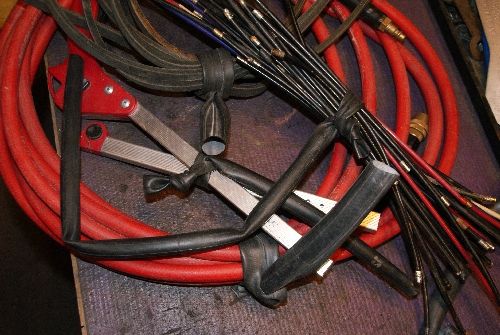 Big Pull Ties From Bike Inner Tubes