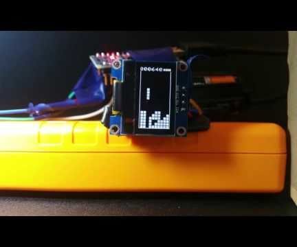 Tetris Clone With OLED SSD1306(I2C) for Arduino Nano / Uno