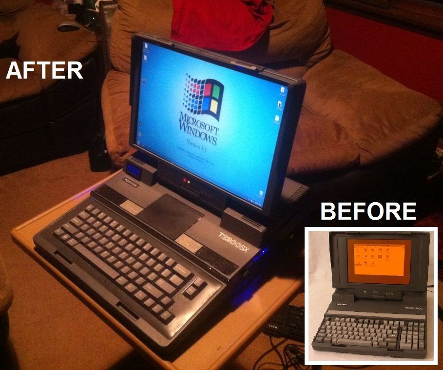 Toshiba T3200SX Portable Desktop Computer : 18 Steps - Instructables