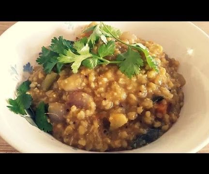 Bisi Bele Bath Recipe - Bisi Bēle Bhāt - a Brown Rice & Lentil Pilaf - Hissingcooker.com