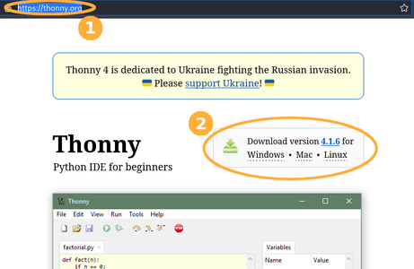 Installing Thonny IDE