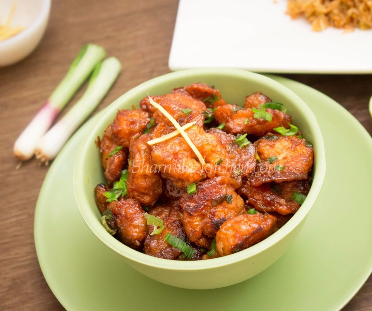 Ginger Prawns by Sharmilazkitchen (Step by Step Video Recipe) | Indo Chinese Party Appetizer