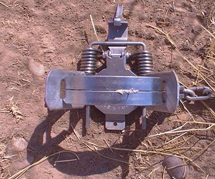 Setting a Steel Coyote Foot Trap