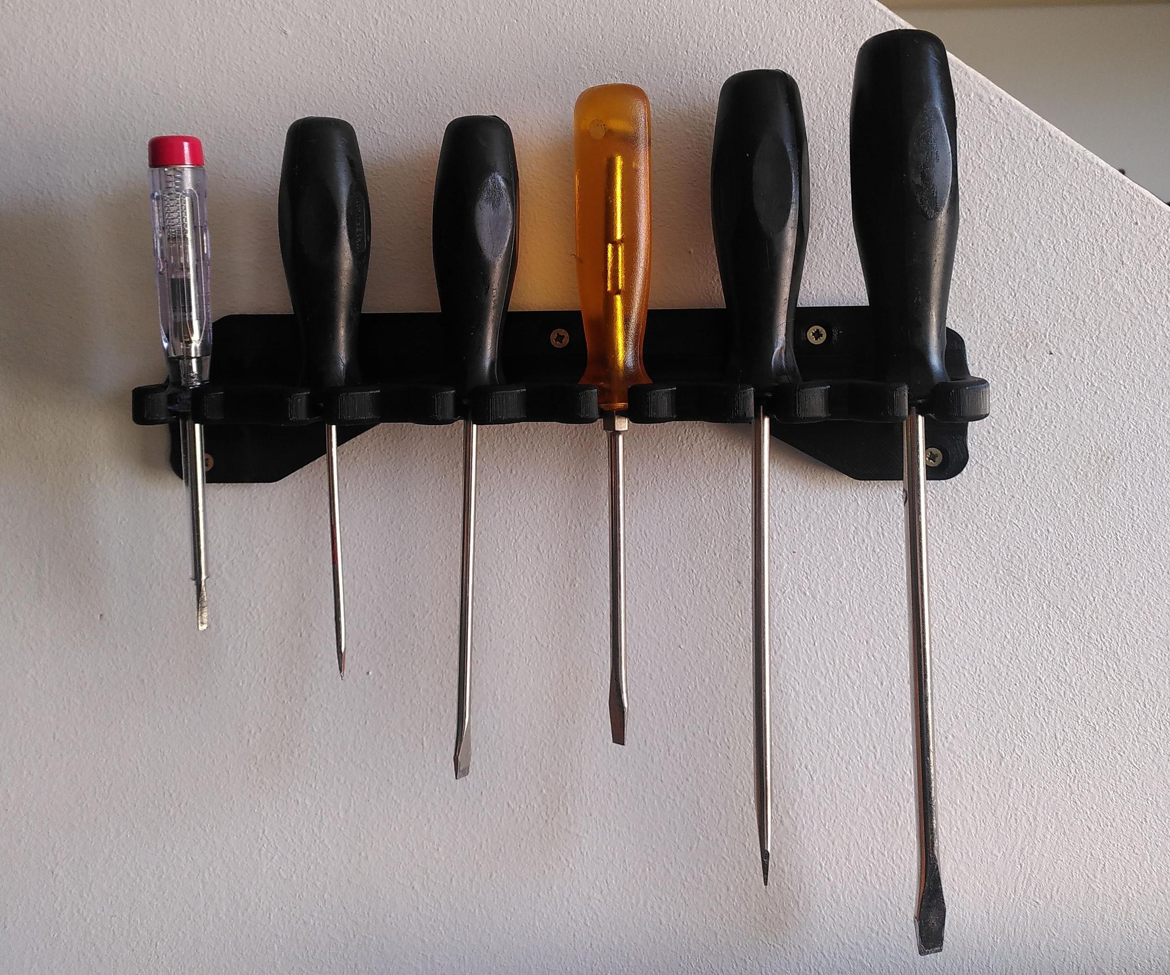 Screwdriver Wallmount Custom 3D Printed