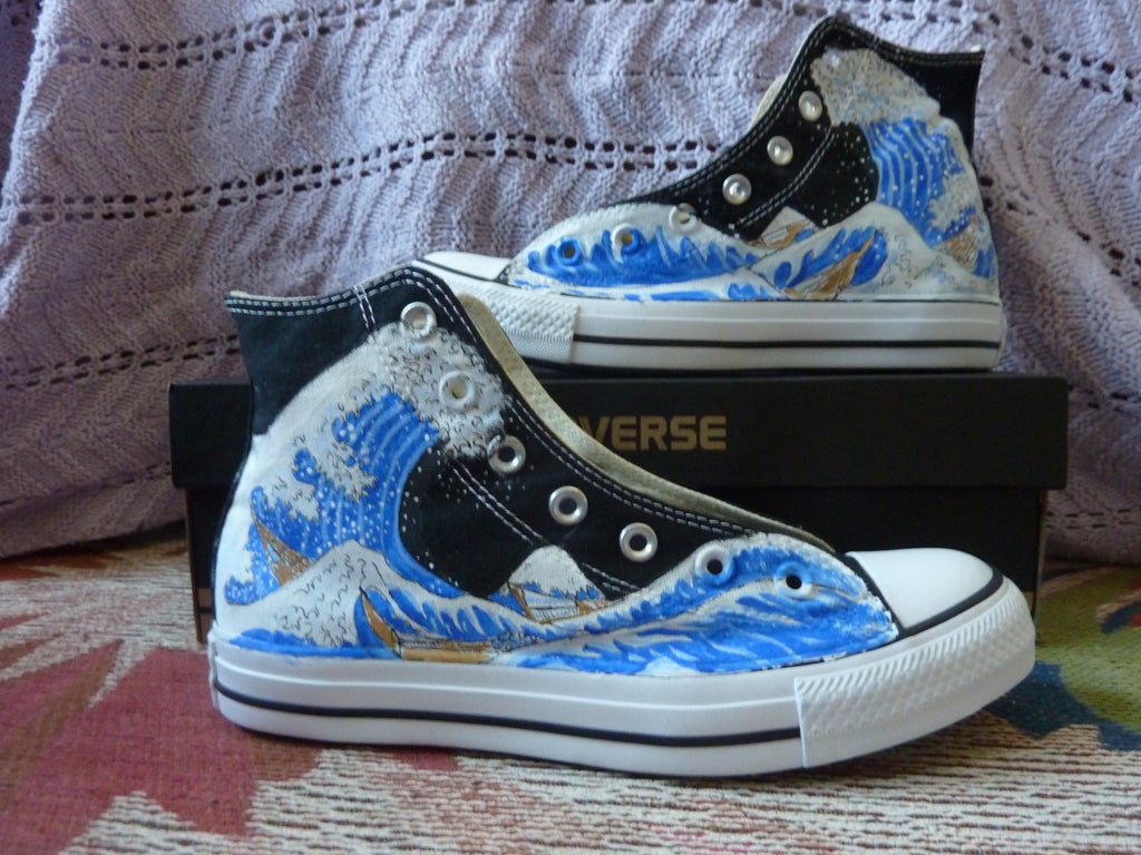 Spray painted converse shoes Clearance