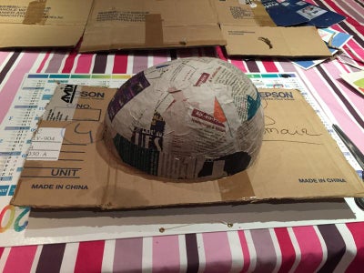 Cardboard and Tape Structure